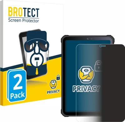 Produktbild von 2x BROTECT Sichtschutzfolie für Oukitel RT3 Anti-Spy Privacy Sichtschutz Blickschutz Folie Blaulicht-Schutz