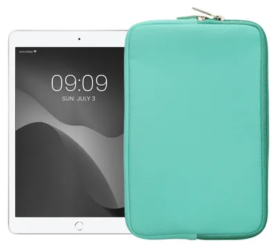 Produktbild von kwmobile Tablet Hülle kompatibel mit 8"-8,4" Tablet - Universal Neopren Tasche Cover Case - Schutzhülle Sleeve in Mintgrün