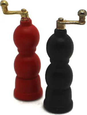 Produktbild von Miniatur Pfeffermühle für die Puppenstuben Küche (1 Set)