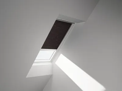 Produktbild von Velux Plissee-Faltstore solarbetrieben graphitgrau uniU04 1047SWL