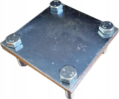 Image de Support paratonnerre Connecteur en croix pour bande S-50 4xM8 acier galvanisé
