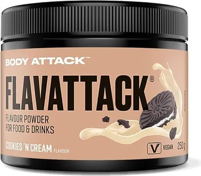 Produktbild von Body Attack Flavattack – 250 g Cookies n Cream