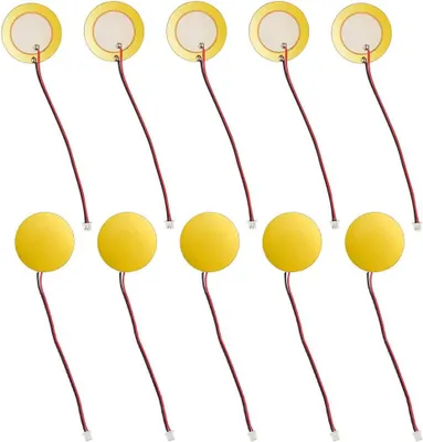 Imagen del producto de Pastilla piezoeléctrica, 27 mm, paquete de 20 unidades, para guitarra acústica y ukelele