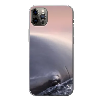 Produktbild von MuchoWow® Handyhülle Schutzhülle Hülle für iPhone 13 Pro Max Delfin - Wasser - Nahaufnahme Silikon Softcase Handy Hülle - Mobiltelefon