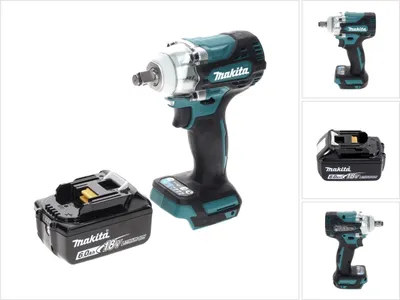 Produktbild von Makita DTW 300 G1 Akku Schlagschrauber 18 V 330 Nm 1/2" Brushless + 1x Akku 6,0 Ah - ohne Ladegerät