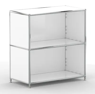 Produktbild von Regal Büro, 2 offene Fächer, Breite 77 cm, Signalweiß