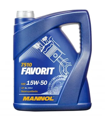 Produktbild von MANNOL 7510 Favorit 15W-50 7510 5 L