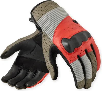 Produktbild von Revit Lewisville Motorrad Handschuhe, sand/rot, 2XL