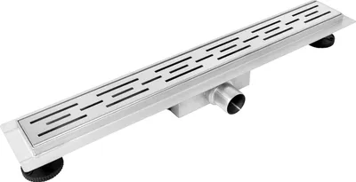 Zdjęcie produktu dla BALNEO odpływ liniowy Duplex Next Decor Stripes z syfonem 70 cm stal nierdzewna srebrny chrom