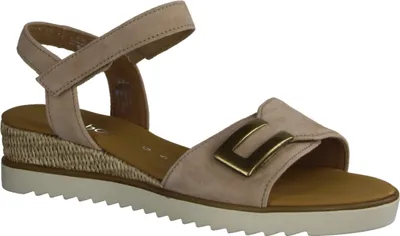 Produktbild von Gabor Comfort 62756-30 - Damenschuhe Sandalette / Sling, Beige, leder (samtchevreau)