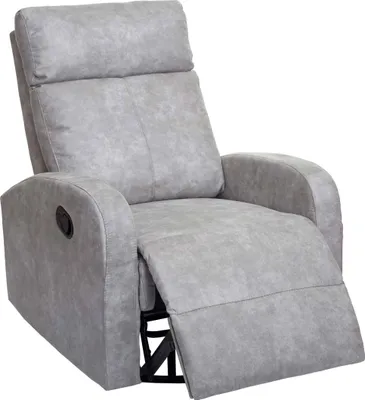 Produktbild von TV křeslo HWC-A54 Premium, relaxační houpací křeslo, otočné Látka/textil světle šedá