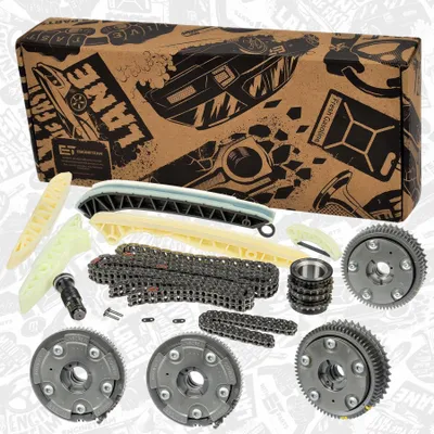 Image de ET ENGINETEAM RS0110VR1 Kit de chaîne de distribution - Chaîne de distribution adaptée à la Mercedes-Benz Classe C Berline (W204), Classe E Berline (W211) et Classe C Break