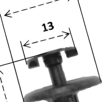Obrázek produktu pro Plastové nýty RMS kompatibilní s Yamaha, 121832009,902690707600