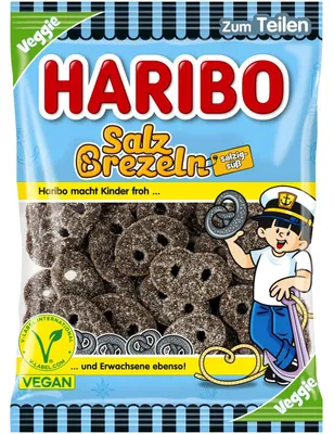 Produktbild von Haribo Salz Brezeln vegan 175g