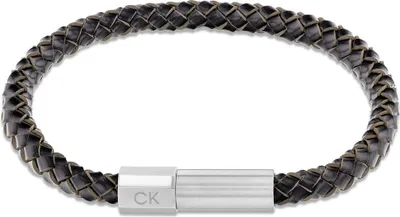 Obrázek produktu pro Calvin Klein - 35100047 - Náramek - pánský - kožený - černý - 18,5 cm
