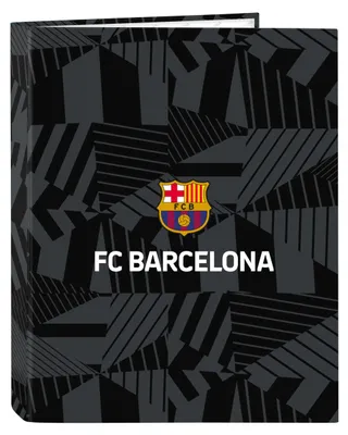 Produktbild von Ringbuch F.C. Barcelona Schwarz Schwarz A4 26,5 x 33 x 4 cm