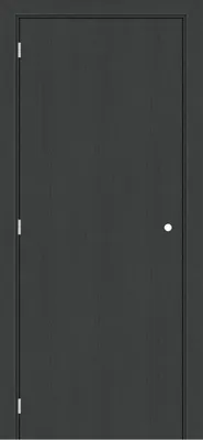 Image de Bloc porte Effet Chêne Anthracite Grey Oak H204 x L83 cm Côte Tableau P.Droit