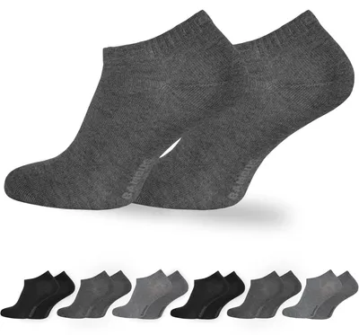 Produktbild von OCERA 6x Bambus Sneaker, Uni,verschiedenen Farben - Grau  39/42