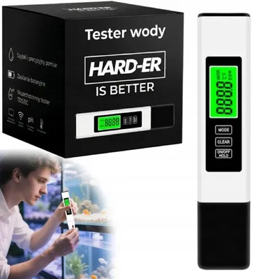 Obrázok produktu pre Digitálny tester vody TDS EC teplota, prenosný merač čistoty vody s displejom na kontrolu pitnej, technickej a filtrovanej vody