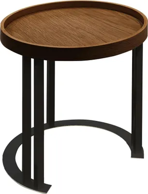 Produktbild von Kaheku Beistelltisch Intaro rund Walnuss 40 Ø 45h 12701311