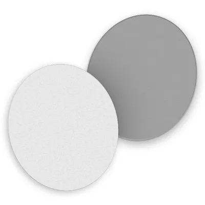 Produktbild von itenga 40x Bierdeckel I Weiß Grau I Untersetzer I 10,7 cm