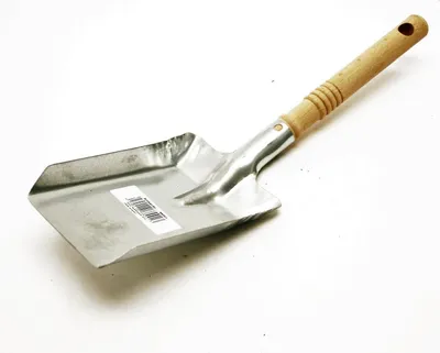 Produktbild von Kohlenschaufel Zink mit Holzgriff