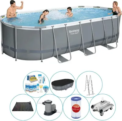 Obrázok produktu pre Bazén - Bestway Power Steel Oval 548x274x122 cm
