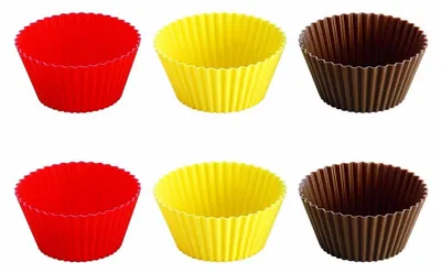 Produktbild von Silikon-Backformen, 5 cm, 6 Stück