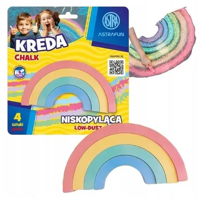 Immagine prodotto di Gesso arcobaleno 4 colori Astra