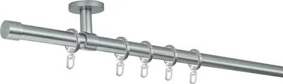 Produktbild von SN Deco - Stilgarnitur Brest, 19 mm, 1-Lauf, chrom-matt, 300 cm (2x150 cm inkl. Verbinder), Wand oder Deckenmontage