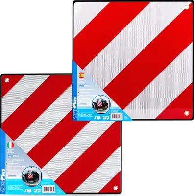 Produktbild von Warntafel Set Spanien/Italien Aluminium mit Ösen 50x50cm reflektierend