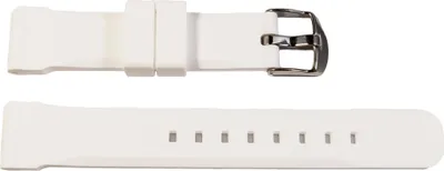 Obrázok produktu pre Chrono Bielováľová Silikónový Popruh s Nerezovým Zapínaním Unisex 20 mm