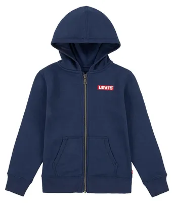 Produktbild von Levi's Jungen Lvn Boxtab Full Zip Hoodie, Kleid-blues, 3 Jahre EU