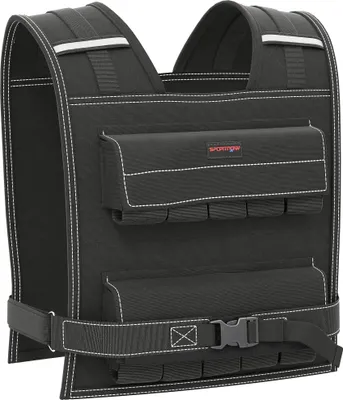 Produktbild von SPORTNOW verstellbare Gewichtsweste 20kg mit Reflektierenden Streifen, Trainingsweste, Laufweste für Gewichtheben