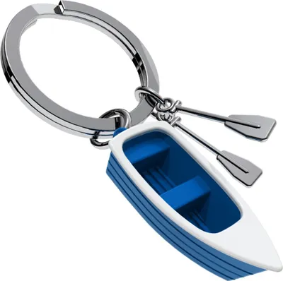 Produktbild von Schlüsselanhänger Rowboat, blau/weiß