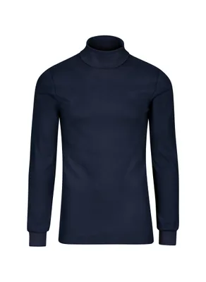 Produktbild von Trigema Herren 685010 Langarmshirt, Blau (Navy), L EU