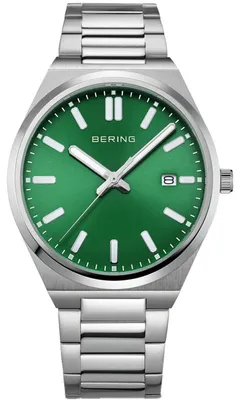 Produktbild von Bering Herrenuhr 17639-708, 46 mm, Saphirglas, Quarzuhrwerk, Datum, 5 ATM