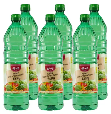 Produktbild von Kania Heller Wein-Branntwein-Essig (10 x 1,0L)