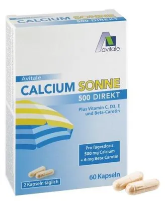 Obrázek produktu pro Calcium Sun 500 kapslí 60 kapslí