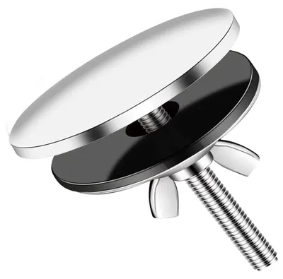 Image de Cache en acier inoxydable de 5 cm, couvercle de bouchon pour éviers de cuisine et de salle de bain
