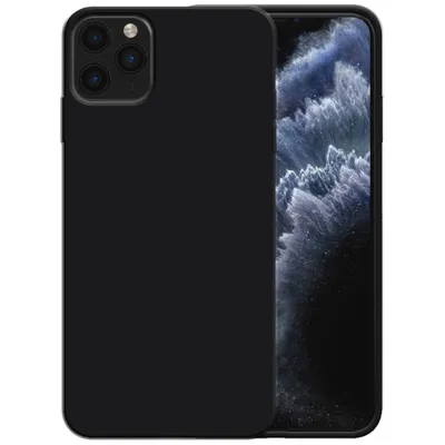 Obrázek produktu pro Smartphonica Silikonové pouzdro pro iPhone 11 Pro Max s měkkým vnitřkem - černé
