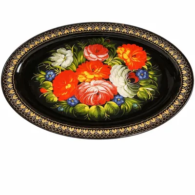 Produktbild von Servierplatte-Oval 24,5x15x2 cm Glas Schostowo