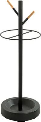 Produktbild von HAKU Schirmständer buche, schwarz - Metall, B/H/T: 26x73x26 cm