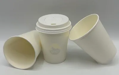 Produktbild von KURTT - Kaffeetassen to go mit Deckel - 8oz/200ml - 100 Stück - Kaffeebecher Pappe -  - Trinkbecher - Kaffeebecher - Pappbecher - Einwegbecher