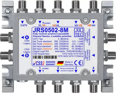 Produktbild von Jultec Einkabelmultischalter JRS0502-8M 5 auf 2/8UB