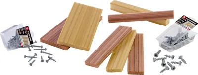 Imagen del producto de MGA Creative Construction: Kit de madera, clavos y tornillos