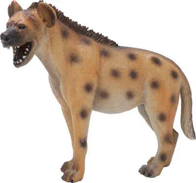 Produktbild von Hyäne Figur lehrreich Interessantes Wildstil Plastikmaterial kleines lebendiges Tierverzier für Bürodesktops