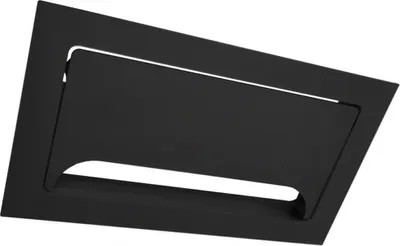 Produktbild von Endungen für TV-Kabelkanäle schwarz Klappe