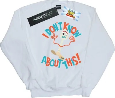 Produktbild von Disney - "Toy Story 4 I Dont Know About This" Sweatshirt für Herren BI50223 (L) (Weiß)