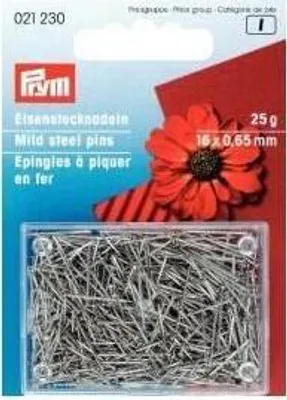 Produktbild von PRYM Bastelstecknadeln, Eisen, 0,65 x 16 mm